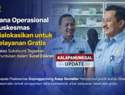 Dana Operasional Puskesmas Diarahkan untuk Pelayanan Kesehatan Gratis, Dinkes Sukabumi Keluarkan Surat Edaran Penting