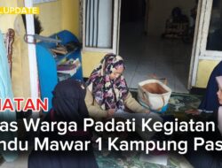 Antusias Warga Padati Kegiatan Posyandu Mawar 1 Kampung Pasir Oa