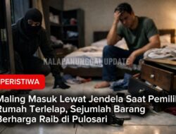 Maling Masuk Lewat Jendela Saat Pemilik Rumah Terlelap, Sejumlah Barang Berharga Raib Di Pulosari