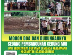 Bangun Pusat Syiar dan Ukhuwah, MUI Bojonggenteng Mulai Pembangunan Gedung Bersama Dan Gelar Istighosah