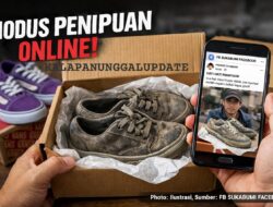 Modus Baru Penipuan Online, Pembeli Sepatu Terima Barang Tak Sesuai, Netizen Bereaksi Keras