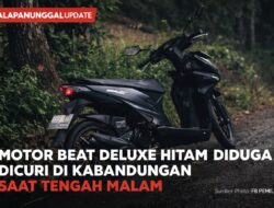Motor Beat Deluxe Hitam Diduga Raib Digondol Maling di Kabandungan, Warga Diminta Waspada