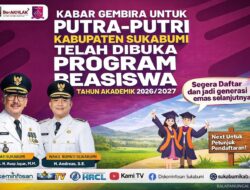 Beasiswa Bupati Sukabumi 2026–2027 Resmi Dibuka, Kesempatan Kuliah Gratis Di Kampus Unggul Bertaraf Internasional!