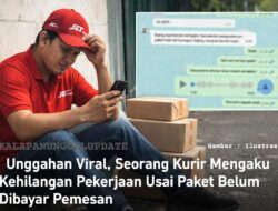 Unggahan Viral, Seorang Kurir Mengaku Kehilangan Pekerjaan Usai Paket Belum Dibayar Pemesan