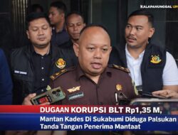 Dugaan Korupsi BLT Rp1,35 M, Mantan Kades Di Sukabumi Diduga Palsukan Tanda Tangan Penerima Manfaat