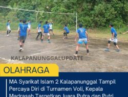 MA Syarikat Islam 2 Kalapanunggal Tampil Percaya Diri di Turnamen Voli, Kepala Madrasah Targetkan Juara Putra Dan Putri