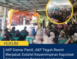 AKP Damar Pamit, AKP Teguh Resmi Menjabat: Estafet Kepemimpinan Kapolsek Kalapanunggal Berlangsung Hangat