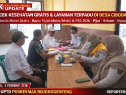 UPTD Puskesmas Bojonggenteng Gelar Cek Kesehatan Gratis Terpadu Di Desa Cibodas