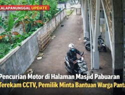 Pencurian Motor di Halaman Masjid Pabuaran Terekam CCTV, Pemilik Minta Bantuan Warga Pantau