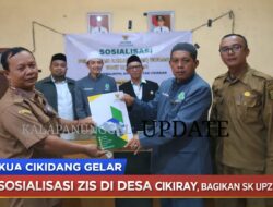 KUA Kecamatan Cikidang Sosialisasikan ZIS Hingga Tingkat RT/RW, Sekaligus Serahkan SK UPZ Masjid Se-Desa Cikiray