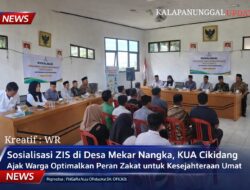 Sosialisasi ZIS Di Desa Mekar Nangka, KUA Cikidang Ajak Warga Optimalkan Peran Zakat Untuk Kesejahteraan Umat