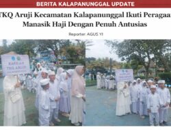 TKQ Aruji Kecamatan Kalapanunggal Ikuti Peragaan Manasik Haji Dengan Penuh Antusias