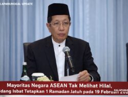 Mayoritas Negara ASEAN Tak Melihat Hilal, Sidang Isbat Tetapkan 1 Ramadan 1447 H Jatuh Pada 19 Februari 2026