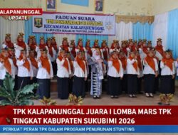 TPK Kecamatan Kalapanunggal Raih Juara I Lomba Mars TPK Tingkat Kabupaten Sukabumi 2026