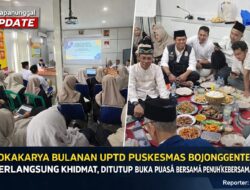 Lokakarya Bulanan UPTD Puskesmas Bojonggenteng Berlangsung Khidmat, Ditutup Dengan Buka Puasa Bersama Penuh Kebersamaan