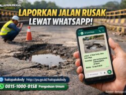 Warga Bisa Laporkan Jalan Rusak Lewat WhatsApp, Ini Caranya!