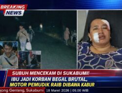 Subuh Mencekam Di Bojong Genteng! Ibu Jadi Korban Begal Brutal, Motor Pemudik Raib Dibawa Kabur