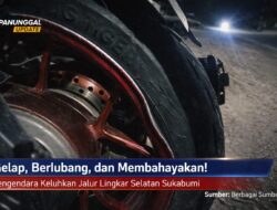 Gelap, Berlubang, Dan Membahayakan! Pengendara Keluhkan Jalur Lingkar Selatan Sukabumi