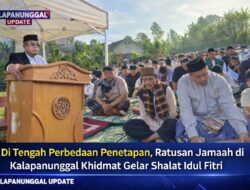 Di Tengah Perbedaan Penetapan, Ratusan Jamaah Di Kalapanunggal Khidmat Gelar Shalat Idul Fitri