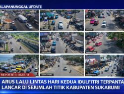 Arus Lalu Lintas Hari Kedua Idulfitri Terpantau Lancar Di Sejumlah Titik Sukabumi