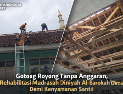 Gotong Royong Tanpa Anggaran, Rehabilitasi Madrasah Diniyah Al-Barokah Dimulai Demi Kenyamanan Santri