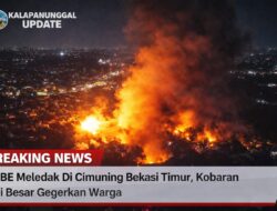 BREAKING NEWS: SPBE Meledak Di Cimuning Bekasi Timur, Kobaran Api Besar Gegerkan Warga