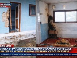 Mushola Di Parakansalak Rusak Disambar Petir Saat Hujan Deras, Warga Diimbau Waspada Cuaca Ektrim