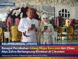Resepsi Pernikahan Gilang Mega Kencana Dan Jihan Alya Zahra Berlangsung Khidmat Di Cikunten