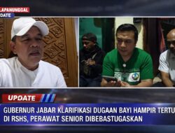 BREAKING NEWS Gubernur Jabar Klarifikasi Dugaan Bayi Hampir Tertukar Di RSHS, Perawat Senior Dibebastugaskan Sementara