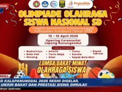 O2SN SD Kalapanunggal 2026 Resmi Digelar, Ajang Unjuk Bakat Dan Prestasi Siswa Dimulai!