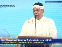 Dedi Mulyadi Ajak Generasi Z Nikah Sederhana Di KUA: “Daripada Pesta, Lebih Baik Buat DP Rumah