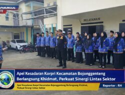 Apel Kesadaran Korpri Kecamatan Bojonggenteng Berlangsung Khidmat, Perkuat Sinergi Lintas Sektor