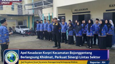 Apel Kesadaran Korpri Kecamatan Bojonggenteng Berlangsung Khidmat, Perkuat Sinergi Lintas Sektor