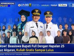Wow! Beasiswa Bupati Full Dengan Hapalan 25 Juz Alquran, Kuliah Gratis Sampai Lulus