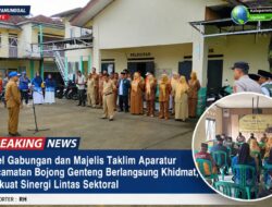 Apel Gabungan Dan Majelis Taklim Aparatur Kecamatan Bojong Genteng Berlangsung Khidmat, Perkuat Sinergi Lintas Sektoral