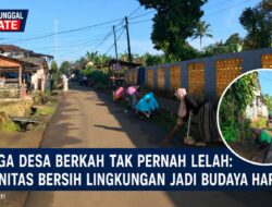 Warga Desa Berkah Tak Pernah Lelah: Rutinitas Bersih Lingkungan Jadi Budaya Harian