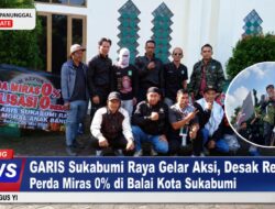 GARIS Sukabumi Raya Gelar Aksi, Desak Realisasi Perda Miras 0% Di Balai Kota Sukabumi