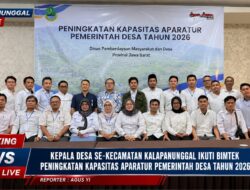 Kepala Desa Se-Kecamatan Kalapanunggal Ikuti Bimtek Peningkatan Kapasitas Aparatur Pemerintah Desa Tahun 2026