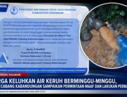 Warga Keluhkan Air Keruh Berminggu-minggu, PDAM Cabang Kabandungan Sampaikan Permintaan Maaf Dan Lakukan Perbaikan