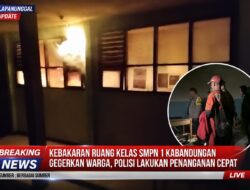 Kebakaran Ruang Kelas SMPN 1 Kabandungan Gegerkan Warga, Polisi Lakukan Penanganan Cepat