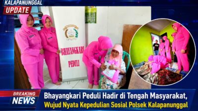 Bhayangkari Peduli Hadir Di Tengah Masyarakat, Wujud Nyata Kepedulian Sosial Polsek Kalapanunggal