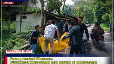Perempuan Asal Cipanas Ditemukan Lemah dengan Luka Sayat Di Kabandungan