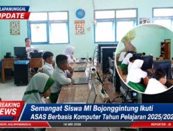 Semangat Siswa MI Bojonggintung Ikuti ASAS Berbasis Komputer Tahun Pelajaran 2025/2026