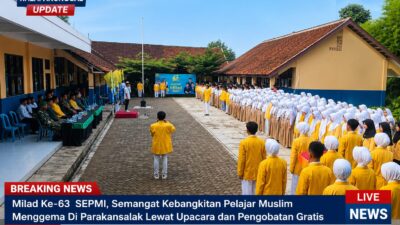 Milad Ke-63 SEPMI, Semangat Kebangkitan Pelajar Muslim Menggema Di Parakansalak Lewat Upacara Dan Pengobatan Gratis