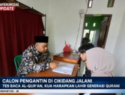 Calon Pengantin Di Cikidang Jalani Tes Baca Al-Qur’an, KUA Harapkan Lahir Generasi Qurani