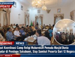 Rapat Koordinasi Camp Religi Mubarokah Pemuda Masjid Dunia Digelar Di Pendopo Sukabumi, Siap Sambut Peserta Dari 12 Negara