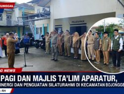 Apel Pagi Dan Majlis Ta’lim Aparat, Wujud Sinergi Dan Penguatan Silaturahmi Di Kecamatan Bojonggenteng