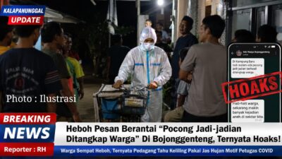 Heboh Pesan Berantai “Pocong Jadi-jadian Ditangkap Warga” Di Bojonggenteng, Ternyata Hoaks!