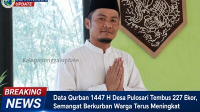 Data Qurban 1447 H Di Desa Pulosari Tembus 227 Ekor, Semangat Berkurban Warga Terus Meningkat