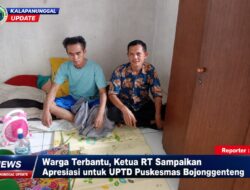 Warga Terbantu, Ketua RT Sampaikan Apresiasi Untuk UPTD Puskesmas Bojonggenteng